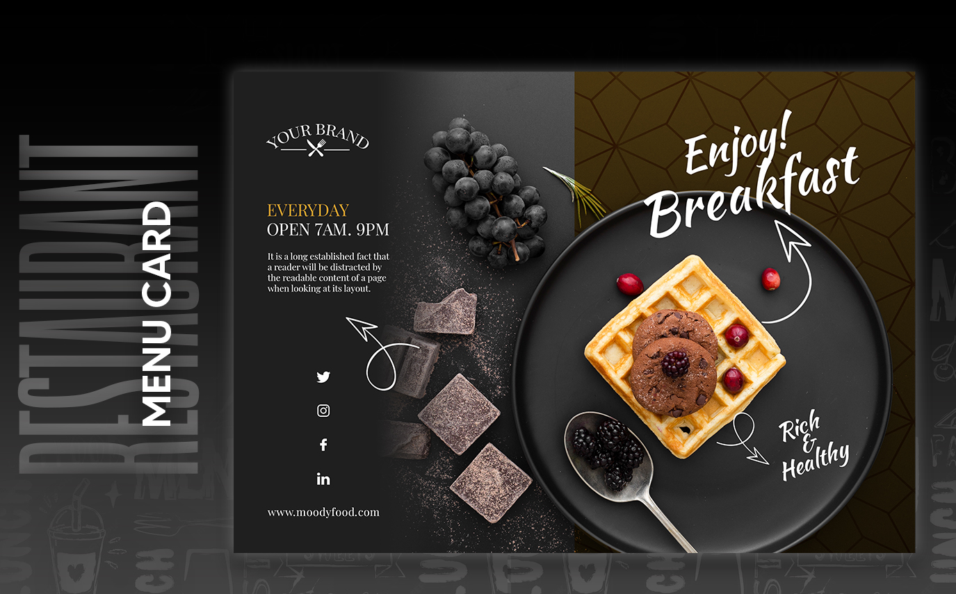 Menu Card Design